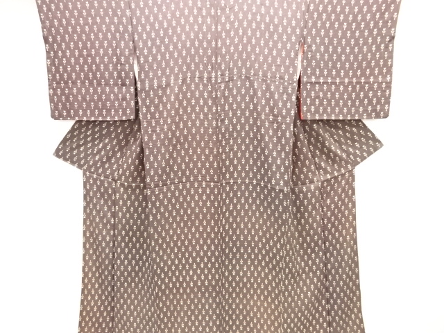 JAPANESE KIMONO / ANTIQUE KIMONO / SILK / KINSHA / ABSTRACT
